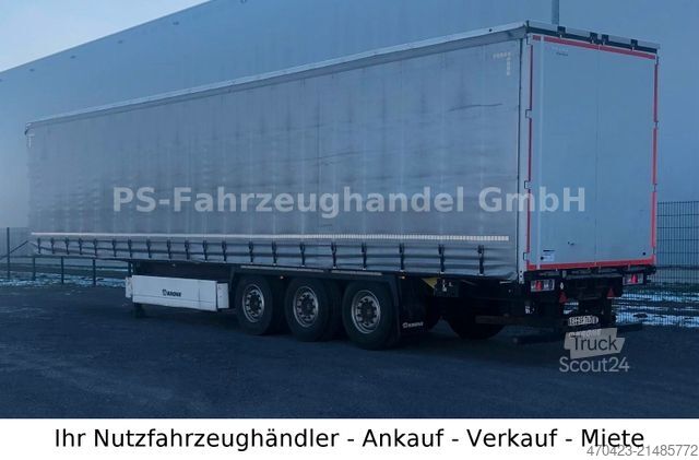 Avoin puoliperävaunu pressulla KRONE SD27*LiftA*PalKa*MultiStrap*StaplerH*