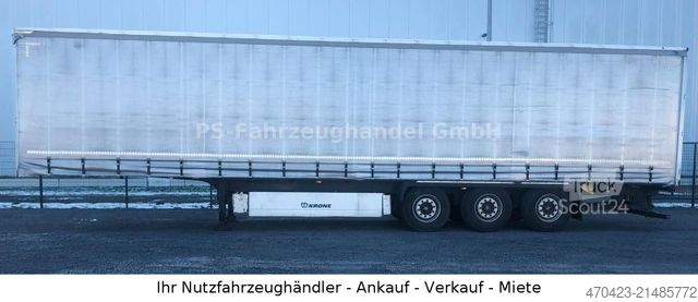 Avoin puoliperävaunu pressulla KRONE SD27*LiftA*PalKa*MultiStrap*StaplerH*