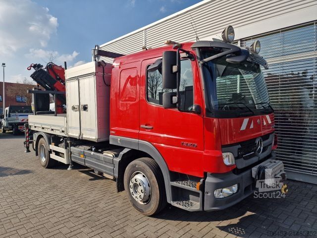 Γερανός τοποθετημένος σε φορτηγό MERCEDES-BENZ Atego  1326 Pritsche/Kran/Funk/Winde/Fernvekehr