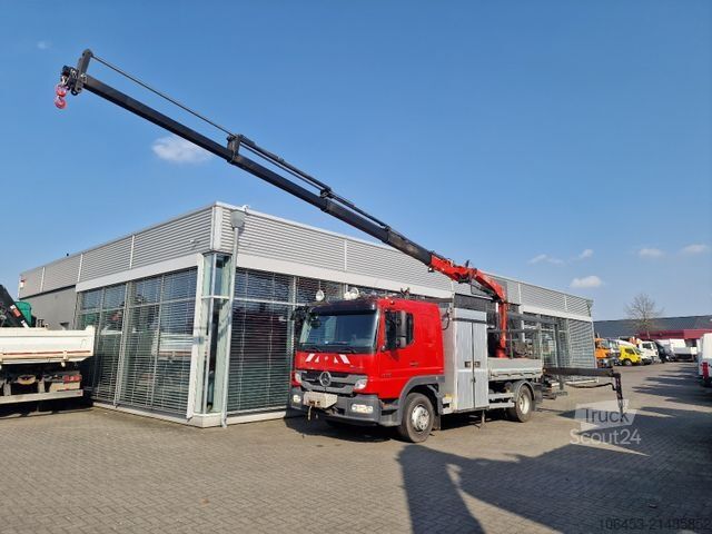 Γερανός τοποθετημένος σε φορτηγό MERCEDES-BENZ Atego  1326 Pritsche/Kran/Funk/Winde/Fernvekehr