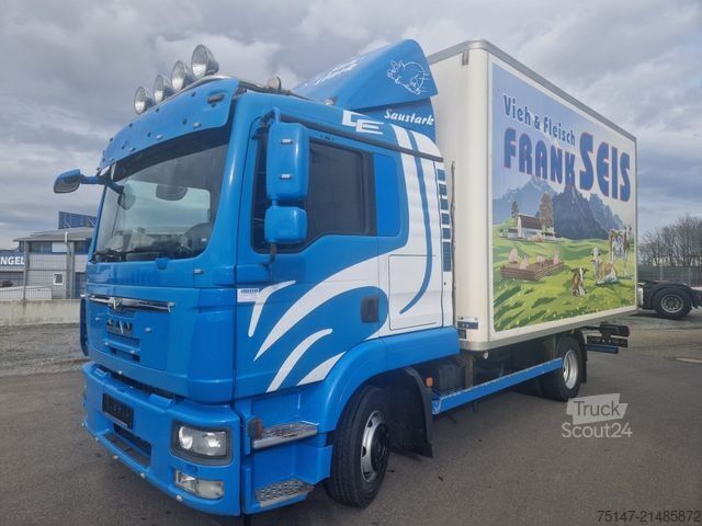 Refrigerator body van MAN TGL 8.220 BL Tiefkühl Rohrbahnen MEAT Chereau