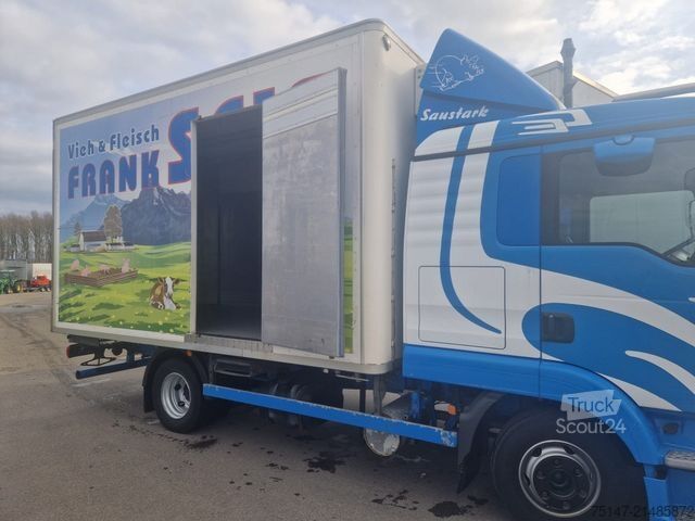Refrigerator body van MAN TGL 8.220 BL Tiefkühl Rohrbahnen MEAT Chereau