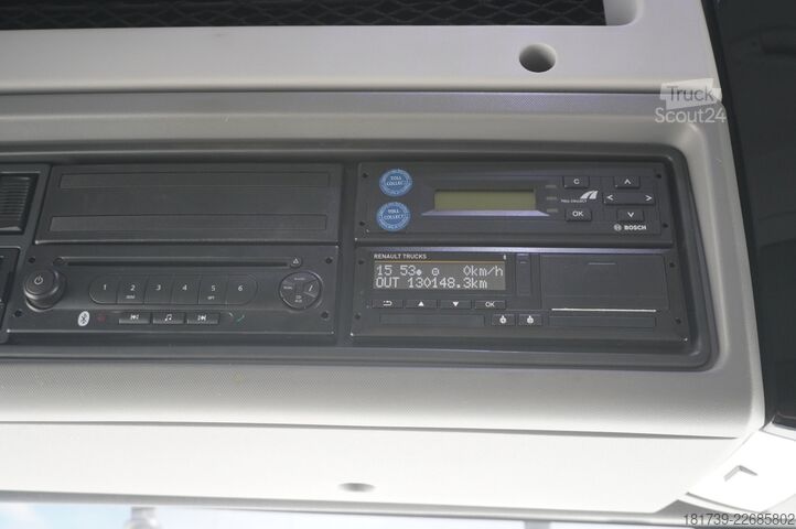 Bosvrachtwagen met kraan Renault VP K520 6x4 Medium / Tajfun LIV 120 K