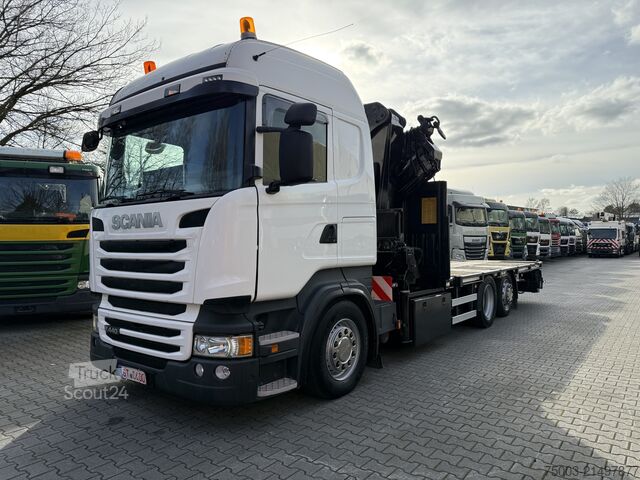 Krautuvas sumontuotas ant sunkvežimio Scania R440 6X2*4 Kran HMF 5020 K5