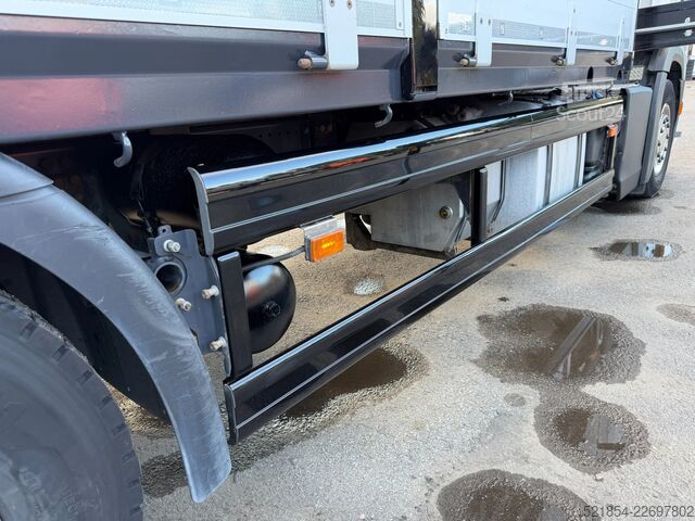 Loading platform Scania P320 Flatbed-truck + HIAB X-HiPro 162 E4, 2019