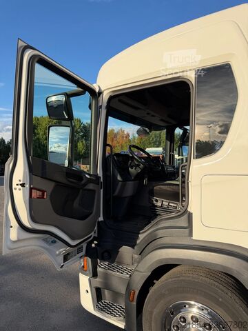 Loading platform Scania P320 Flatbed-truck + HIAB X-HiPro 162 E4, 2019