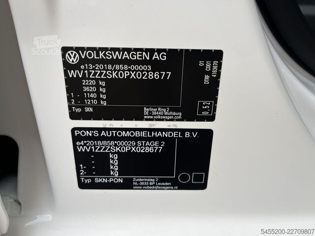 Karavan z visoko streho VW Caddy Cargo 2.0 TDI Airco Trekhaak 1400kg trekg...