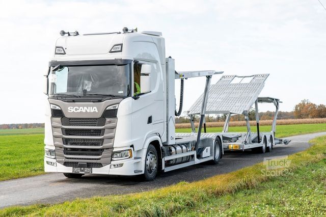 Biltransportlastbil SCANIA S500 B4x2LB Autotransporter für 6 PKW'S