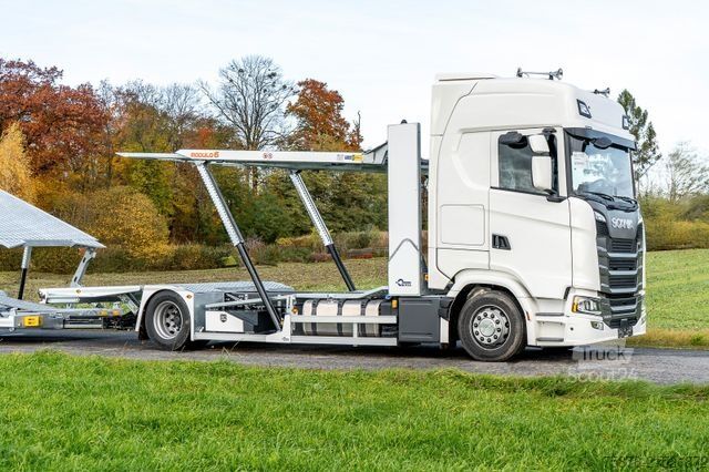 Biltransportlastbil SCANIA S500 B4x2LB Autotransporter für 6 PKW'S