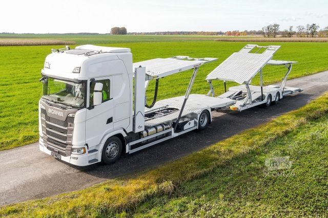 Biltransportlastbil SCANIA S500 B4x2LB Autotransporter für 6 PKW'S