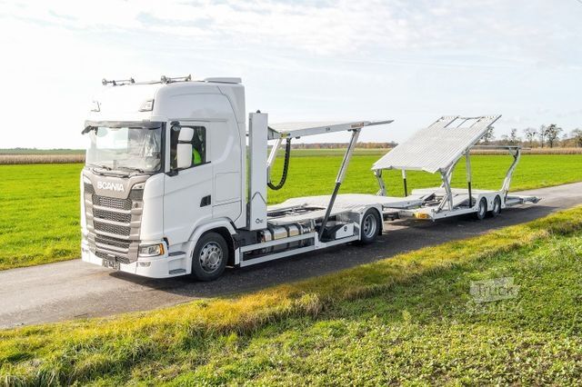 Biltransportlastbil SCANIA S500 B4x2LB Autotransporter für 6 PKW'S