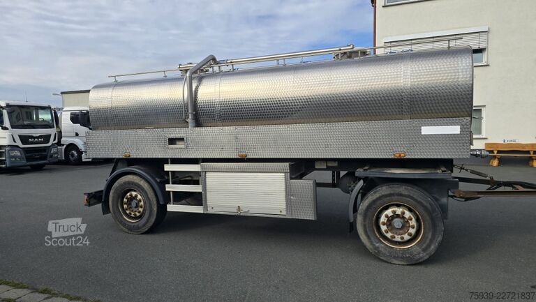 Naczepa cysternowa  Edelstahltankanhänger - 14.500 Liter - ISOLIERT