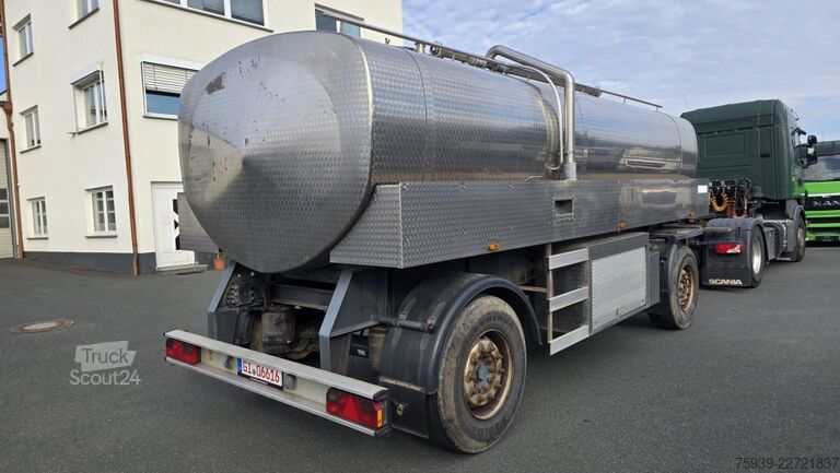 Naczepa cysternowa  Edelstahltankanhänger - 14.500 Liter - ISOLIERT