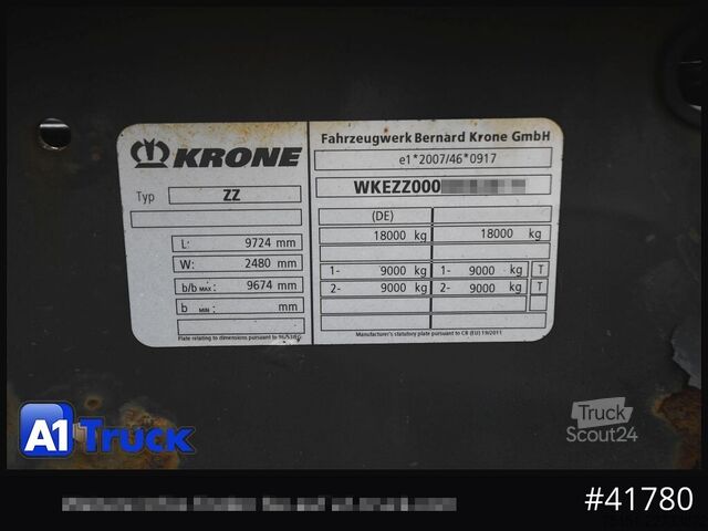 Вантажівка спеціального призначення KRONE ZZW 18, Jumbo, Multi Höhe bis 850-1400mm,