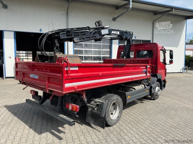 Трьохсторонній самоскид MERCEDES-BENZ Atego 1227 K Kran Funk-FB Greifer 3 Sitze