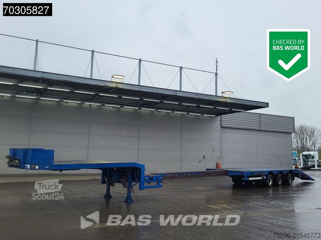 Dieplader TSR 3S0U-18-30.1N Extendable Ramps Steering Axle