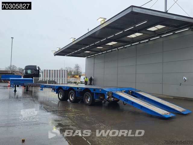 Dieplader TSR 3S0U-18-30.1N Extendable Ramps Steering Axle