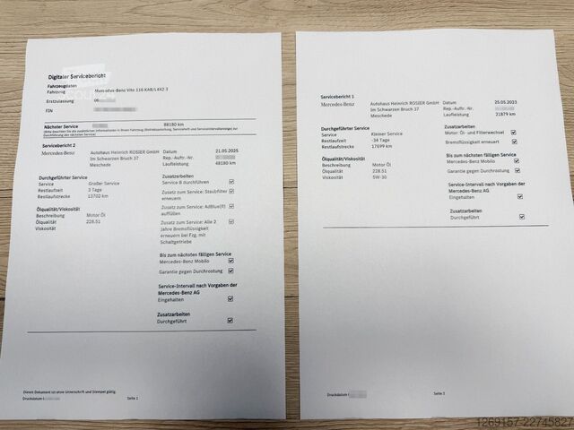 Панельний фургон MERCEDES-BENZ Vito Kasten 116 CDI lang Navi / Kamera 1.Hand