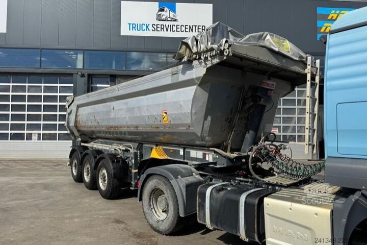 Semi-reboque basculante SCHWARZMÜLLER SPA 3/E Lenkachse / Hydr. Heck