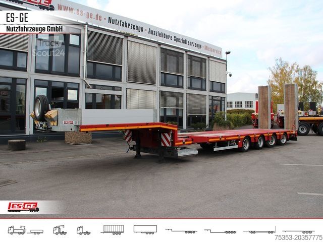 Dieplader oplegger FAYMONVILLE MAX Trailer MAX100 Semi-Tieflader 205er