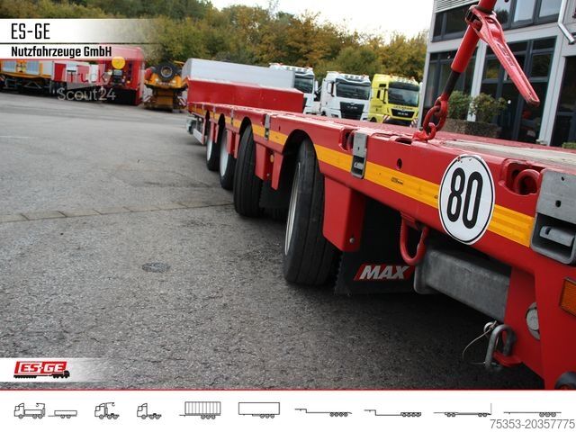 Dieplader oplegger FAYMONVILLE MAX Trailer MAX100 Semi-Tieflader 205er