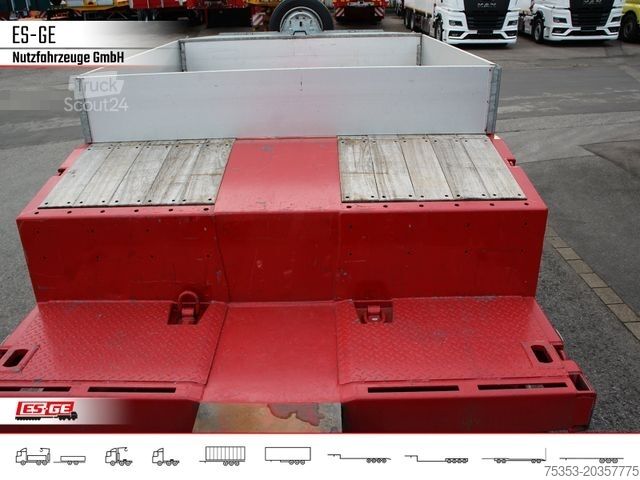 Dieplader oplegger FAYMONVILLE MAX Trailer MAX100 Semi-Tieflader 205er