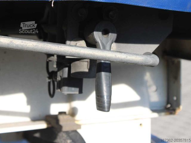Open semitrailer with tarp SCHWARZMÜLLER SPA 3/E, LIFTING AXLE, MULDA, MULTILOCK, SAF