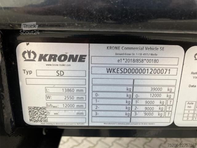 Semi-remorque Krone B50 Standard