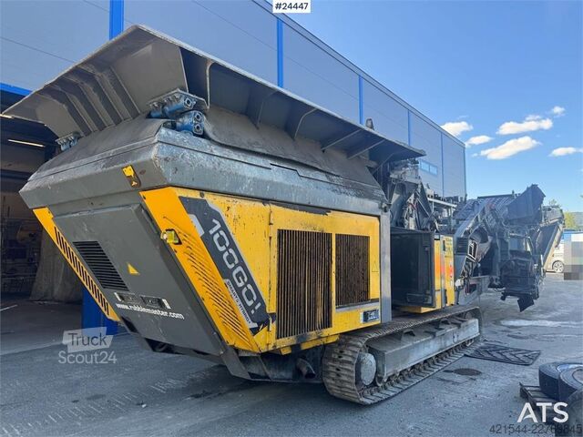 Trituradora de escombros Rubble Master RM100 GO