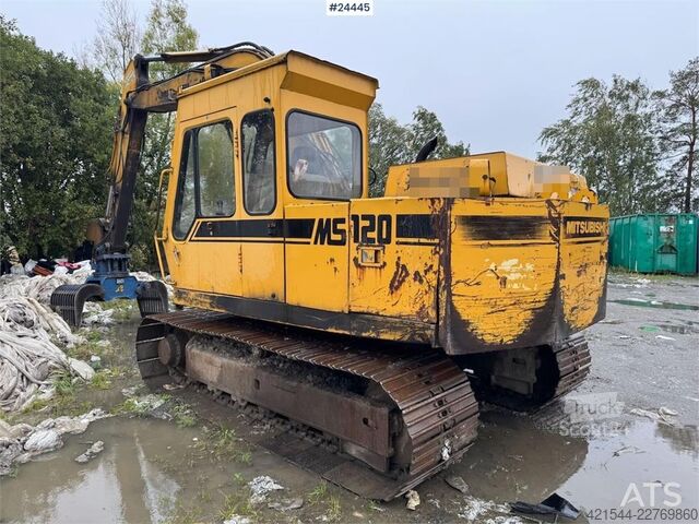 Excavadora sobre orugas Mitsubishi SM120-8 Crawler Excavator – 3 Buckets – 6,400 Hour