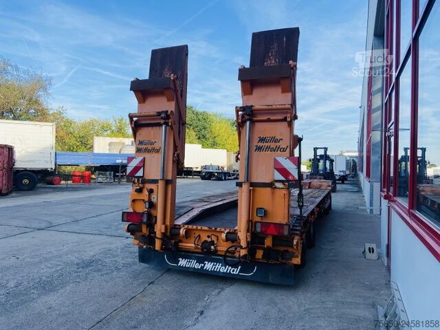 Nízkoložný přívěs Müller Mitteltal T4 Kompakt 40,0  4 Achs Tieflader- Anhänger