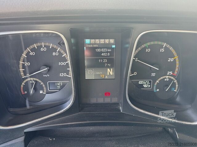 Camion porte-caisses amovibles Mercedes-Benz Actros 2540 BDF exBW Fahrsch BIG KM 100