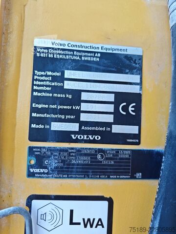 Lader Volvo L110H BSS German Machine Full Volvo Service His...