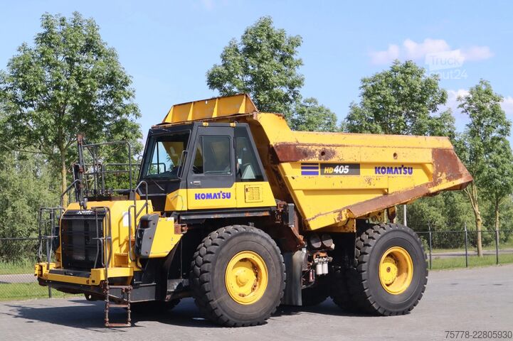 Pašizgāzējs Komatsu HD405 -8E0 | 77 TON | GOOD TIRES