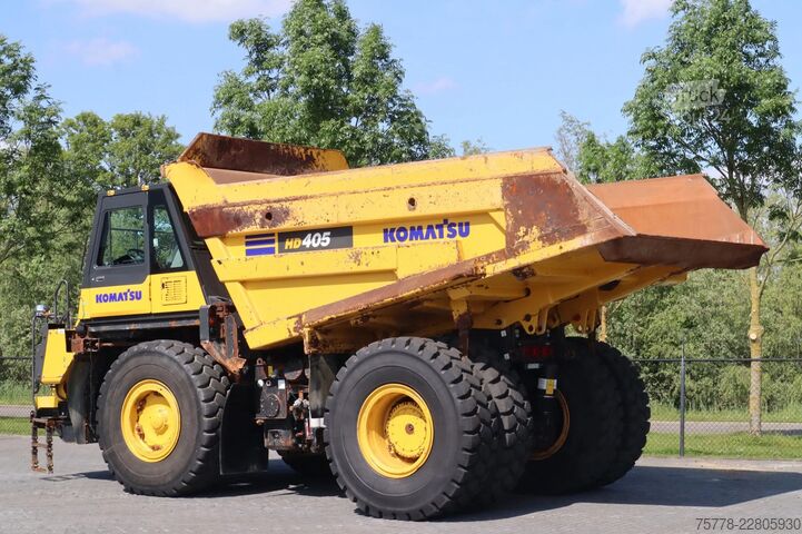 Pašizgāzējs Komatsu HD405 -8E0 | 77 TON | GOOD TIRES