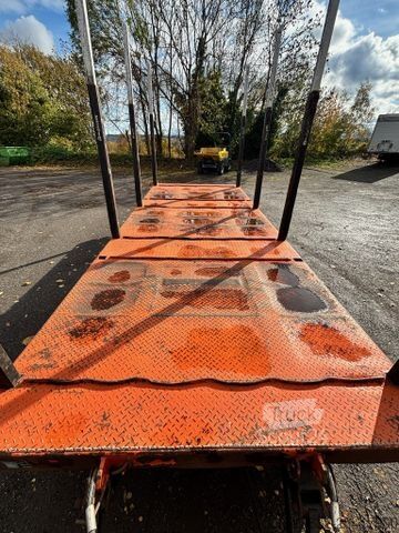 Log trailer DOLL 2P24LZ65 Plateau 6m*Kurzholz*8xExte-Telerungen