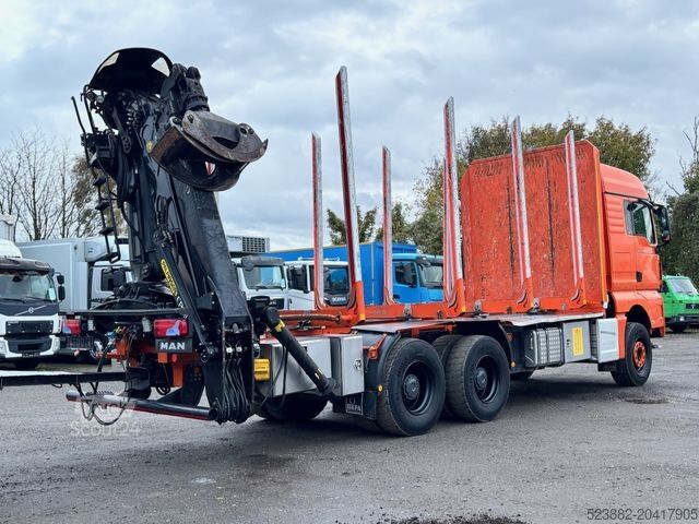 Samochód do przewozu drewna MAN TGX33.510 6x4*Palfinger EpsilonQ150Z96*2xAussch.