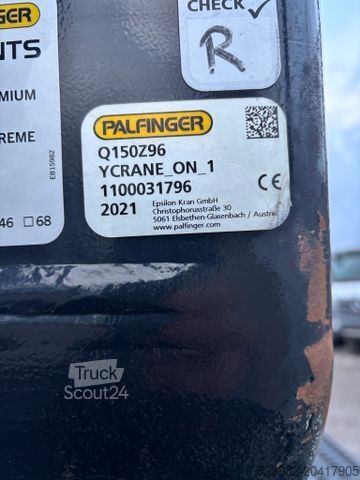 Samochód do przewozu drewna MAN TGX33.510 6x4*Palfinger EpsilonQ150Z96*2xAussch.