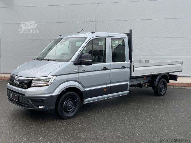 Tipper van MAN TGE 3.180 Pritsche KIPPER DOKA LR 4x4 ACC LED