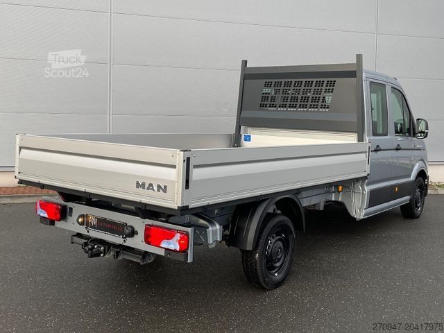 Tipper van MAN TGE 3.180 Pritsche KIPPER DOKA LR 4x4 ACC LED