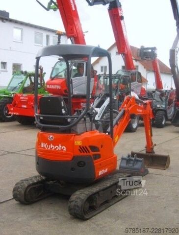 Mini ekskavatorius KUBOTA U17-3a * 2x Löffel * * Verstellfahrwerk *