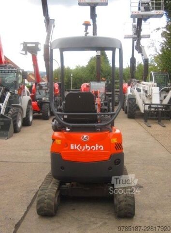 Mini ekskavatorius KUBOTA U17-3a * 2x Löffel * * Verstellfahrwerk *