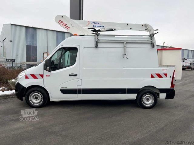 Platformă de lucru montată pe camion Renault Master 2.3 dCi / France Elevateur 121FCC, 12,5m
