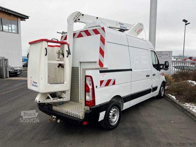 Platformă de lucru montată pe camion Renault Master 2.3 dCi / France Elevateur 121FCC, 12,5m