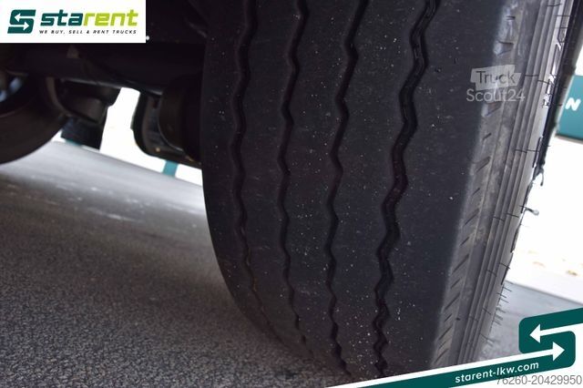 Ανοιχτό ημιρυμουλκούμενο με μουσαμά SCHMITZ CARGOBULL Tautliner Hubdach Liftachse Palettenkasten Palka