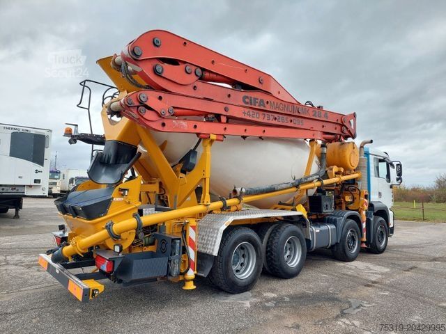 Beton pompası kamyonu MAN 35.413 FFD-TM BB CIFA MAGNUM MK 28.4
