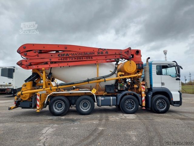 Beton pompası kamyonu MAN 35.413 FFD-TM BB CIFA MAGNUM MK 28.4