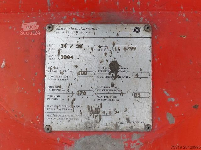 Beton pompası kamyonu MAN 35.413 FFD-TM BB CIFA MAGNUM MK 28.4