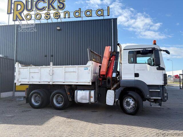 Crane MAN TGS 33.400 + PALFINGER PK16502 + 6X4 + TIPPER +...