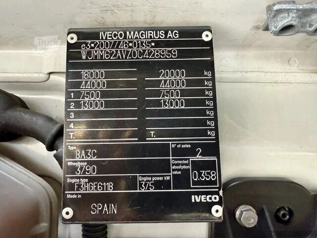 Padrão-SZM Iveco S-WAY 510 Retarder / Euro6 d / 2 x Tank